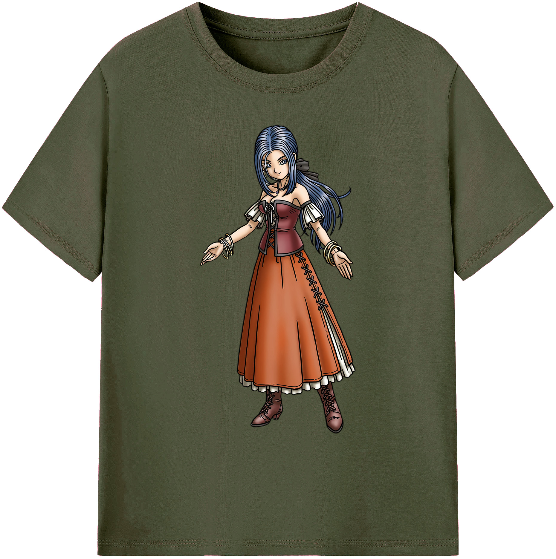 （画像用） ドラゴンクエスト Doragon Kuesuto Dragon Quest 綿100％ メンズ半袖Tシャツ｜肌触りやわらか＆通気性